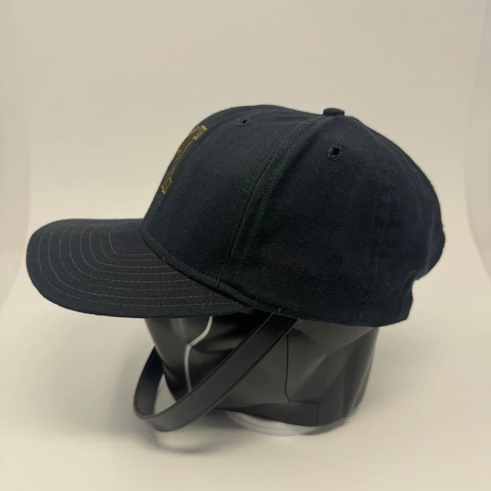 Vintage Michigan Wolverines New Era‎ Hat Navy Blue Pro Model Snapback USA Made
